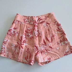 NWT Joie Size 4 Farron 100% Linen High Rise Shorts
